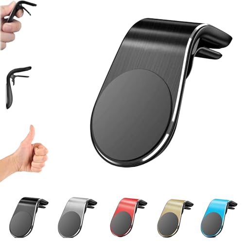 Phone Holder Magnetic Phone Holder for Car Mobile Phone Navigation Magnetic Bracket 360 Adjustable Hands Phone Stand Secure Clip-On Air Vent Phones Cradle for Driving
