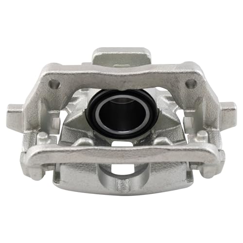 Image of TRQ Front Brake Caliper Set Zinc Coated Brackets Compatible with 2007-2015 Mini Cooper