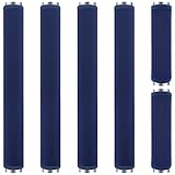 ZAWAGIIK 6Pcs Refrigerator Door Handle Cover Washable Kitchen Appliance Decor Handles Fridge Oven Microwave Dishwasher Antiskid Protector, Keep Off Fingerprints Food Stains (Navy Blue)