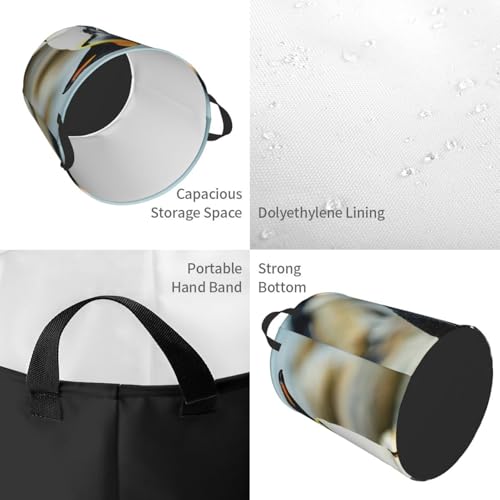 Panier à linge haut pingouin pour couvertures et vêtements de chambre - 5