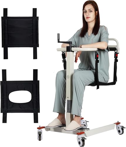 Patient Lift Transfer Chair, Transfer Lift Chair for Disabled, Wheelchair to Car Transfer Devices, Height Widths Adjust Transfer Chair for Elderly and Disabled (Basic)