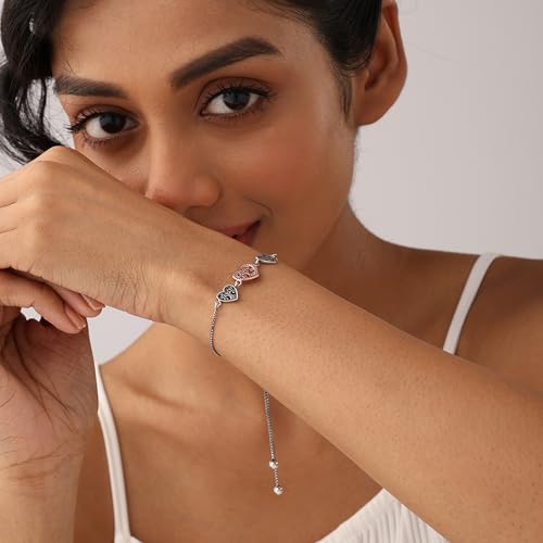 Image of TRUESILVER ACPL 925 Sterling Silver BIS Hallmarked Adjustable Sliding Bolo Bracelet for Women and Girls