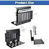 Amazon.com: LUKETURE Desk Side Storage, Laptop Holder with Cable ...