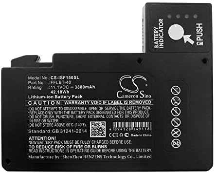Cameron Sino Battery for INNO IFS-15H, IFS15M, IFS-15M+, IFS-55, V12M, V4M, View 3 Fusion Splicers, View 4S, View 5 Fusion Splicers PN:INNO FFLBT-40 3800mAh