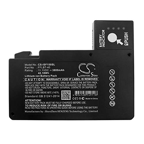 FYIOGXG Cameron Sino Battery for INNO IFS-15H, IFS15M, IFS-15M+, IFS-55, V12M, V4M, View 3 Fusion Splicers, View 4S, View 5 Fusion Splicers PN:INNO FFLBT-40 3800mAh