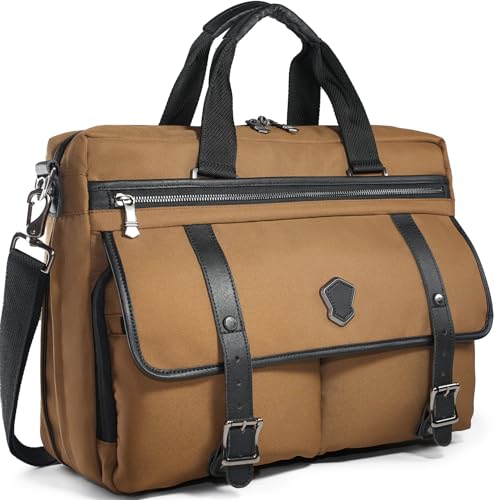 Image of WELKINLAND 17-Inch Laptop Briefcases for Men,13Pockets Men's Laptop Bag
