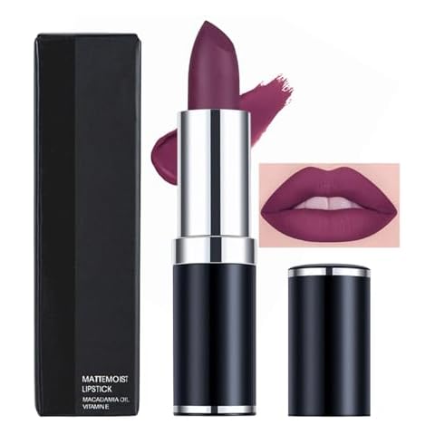 Deep Purple Matte Lipstick for Women Cover