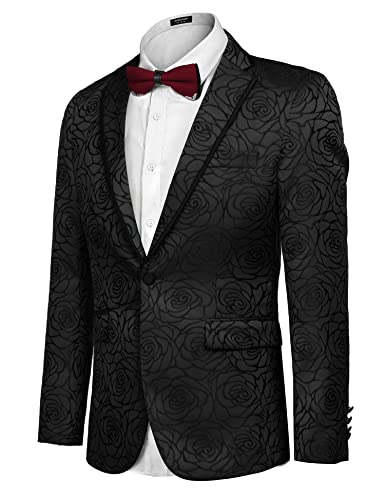 COOFANDY-Mens-Floral-Suit-Jacket-Embroidered-Wedding-Blazer-Party-Dinner-Tuxedo COOFANDY-Mens-Floral-Suit-Jacket-Embroidered-Wedding-Blazer-Party-Dinner-Tuxedo