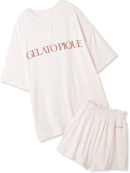 Amazon | [ジェラート ピケ] BIG TシャツｘショートパンツSET