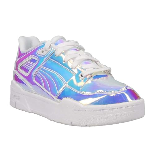 PUMA Womens Slipstream Iridescent Lace Up Sneakers Shoes Casual - Clear, Multi2