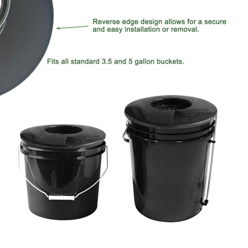Pots nettes hydroponique DWC avec panier de a levres large 5 gallons - 5