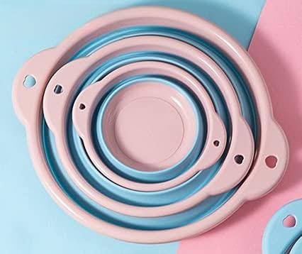 Bassine rétractable et panier pliable pour résoudre le manque de place en voyage