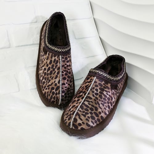 Women's Platform Slippers Winter Mini Boots Anti-Slip Suede Slip on Women Sneakers Fur Lined House Slippers for Indoor Outdoor3