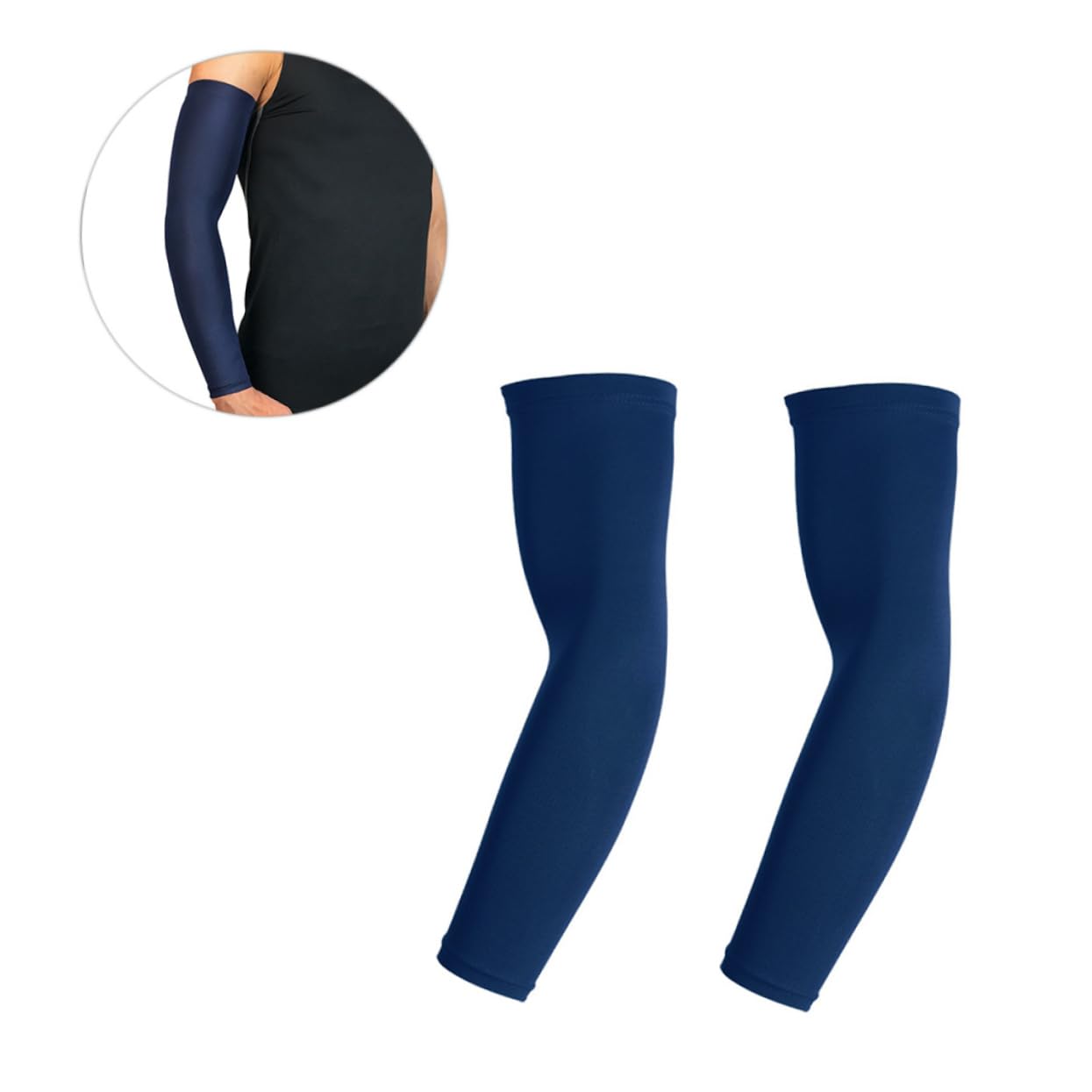 HONMEET Arm Sleeve for Sports Elbow Support Sun Protection Stretchy Compression Sleeve for Men Women Elbow Wrist Cuffs Size s