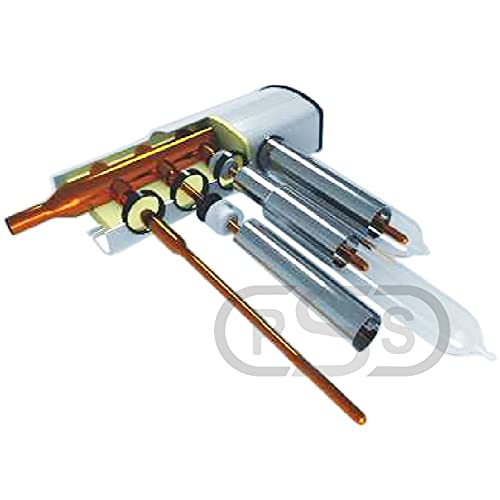 COLLETTORE SOLARE TERMICO PRESSURIZZATO CON 10 TUBI SOTTOVUOTO HP ANTI-STAGNAZIONE TELAIO CON RIFLETTORI