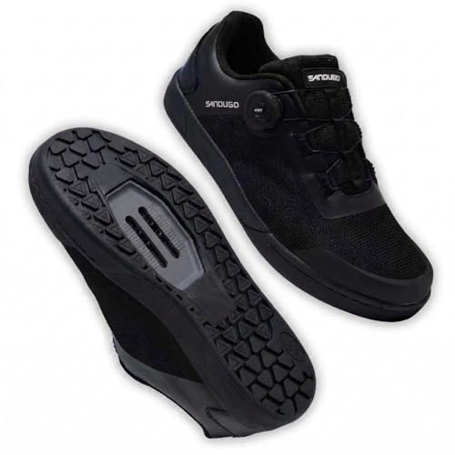 Best Clipless Mtb Shoes: Top Picks for Trail Riders 15 SANDUGO MTB Mountain Bike Shoes for XC/Enduro/DH Cycling, Speed Lace Dial System Stability(Clipless Shoes Black 11)