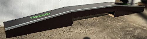 Ramptech Hubba Ledge Grind Box - Weatherproof, Heavy-Duty Indoor and Outdoor DIY Skateboard Grindbox Kit - Portable Ledge with Galvanized Steel Side Angles, HDO Wood Body, and Reversible Top