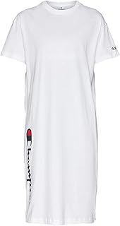 Champion Rahat Kesim Dikey Logo Elbise, Kadın