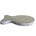 YITON Grattoir Chat Forme De Poisson Sisal Chat Grattoir Planche À Gratter Tapis De Poteau Jouet Doux Tapis De Lit Chaton Carton Ondulé Tampon À Gratter 2Pz
