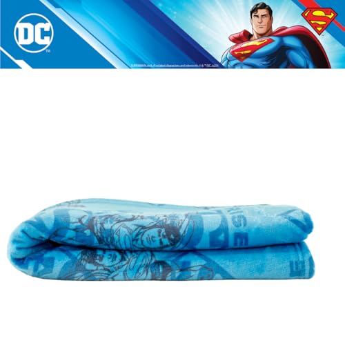 Image of Superman DC Comics Bedding Super Soft Cozy Plush Throw, 46 in x 60 in, (Officially Licensed Product) by Franco