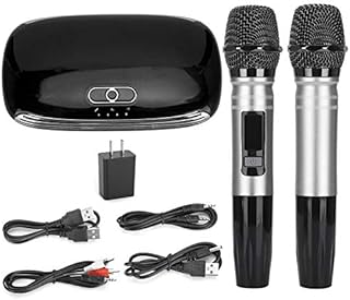 Karaoke Smart Wireless USB Karaoke Box Mixer System with 2 Microphones for TV