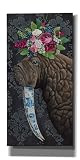 Epic Graffiti China Walrus Canvas Art 12×24