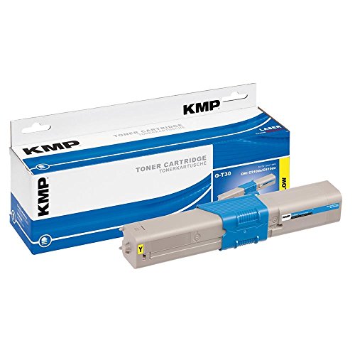 Toner Kmp O-T30 jaune compatible Oki 44469704 pour impressions de bureau