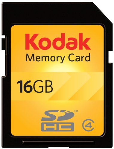 Kodak SDHC 16GB �N���X4 �t���b�V���������J�[�h KSD16GPSBNA