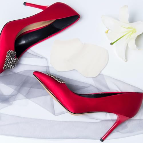 10 Pairs Invisible Half Socks for Women Sweat Absorbing No Show for High Heels, Breathable Cotton Forefoot Socks,2