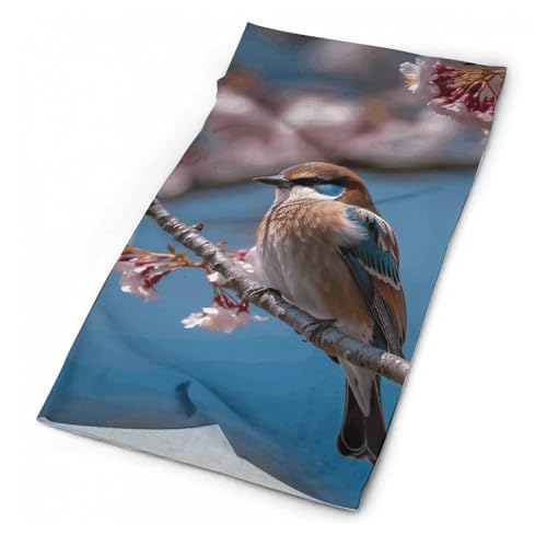Cubrebocas tipo Neck Gaiter transpirable resistente al viento, máscara facial A Little Bird para hombre y mujer miniatura 6
