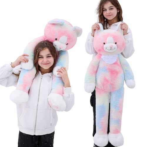 Tezituor 40" Giant Cat Stuffed Animal, 3.2lbs Stuffed Cat Plush Toy for Kid
