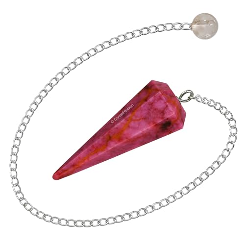 Image of Cobalt Calcite Pendulum Dowsing Tool - Natural Crystal Pendulum for Spiritual Guidance - Dowser Pendulum for Accurate Divination and Energy Healing - Perfect for Energy Healing and Chakra Balancing