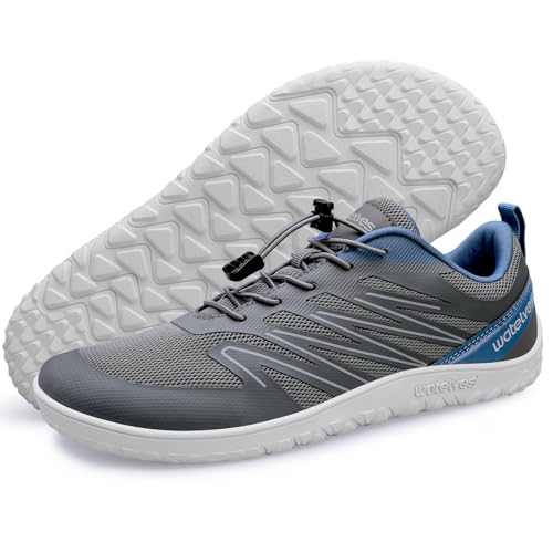 Image of WateLves Barefoot Shoes Men Women Wide Width Minimalist Zero Drop Shoes Trail Running Walking Sneakers