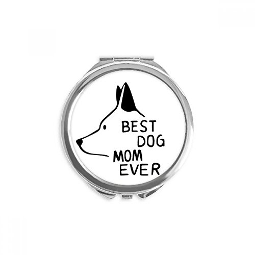 Miroir de maquillage meilleur chien maman jamais pour exprimer votre amour