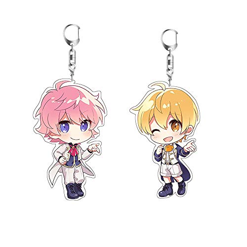 For すとぷり 21 キーホルダー 2点セット すとぷりあくきー 超かわいい キーチェーン バック 多機能 携帯スタンド 車 ペンダント 小物 脱落 紛失防止 取簡単 芸能人グッズ ファンギフト 可愛 応援グッズ ぷりんす さとみ るぅと 2点セット None ナン
