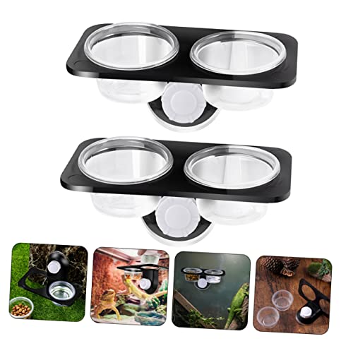 Mipcase 2Pcs Ciotola di Ragno Serbatoio Accessori