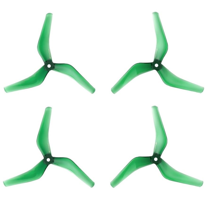 Hélices 6145 FPV LR6 tripales vertes pour remplacer vos pièces cassées