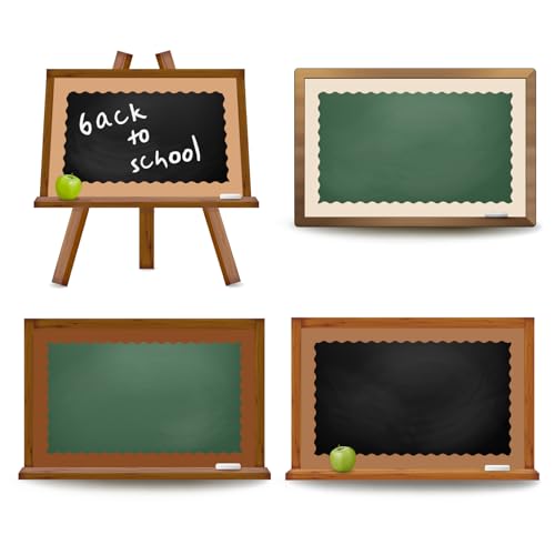 Image of Whaline 65.6 Ft Brown Bulletin Board Borders 4 Rolls Brown Series Die-Cut Board Trim for Back to School Classroom Office Chalkboard