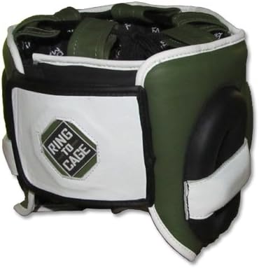 Ring to Cage Deluxe Full Face GelTech Sparring Headgear for Boxing, Muay Thai, MMA, Kickboxing