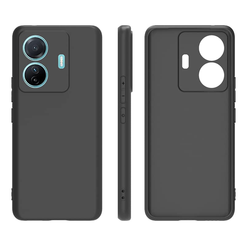 Spacekart iQOO Z6 Lite 5G Case Ultra-Thin Slim Fit Phone Cases Soft Flexible TPU Matte Finish Coating Light Protective Back Cover for iQOO Z6 Lite 5G - Black (B0BH1FB263) Amazon Price History, Amazon Price Tracker