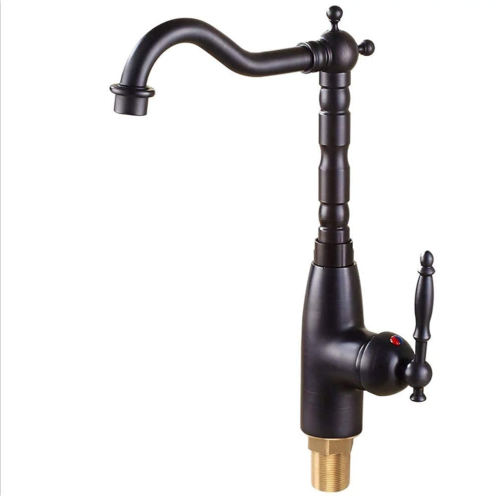Robinet de cuisine en laiton mitigeur rotatif de 315 mm connecteur G1/2
