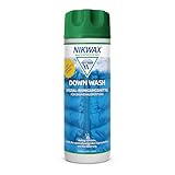 Nikwax Down Wash 300ml – Spezial-Reiniger für Daunenbekleidung & -ausrüstung - revitalisiert die Isolierung und Imprägnierung, Perfekt für Daunen Jacken und Outdoor-Ausrüstung
