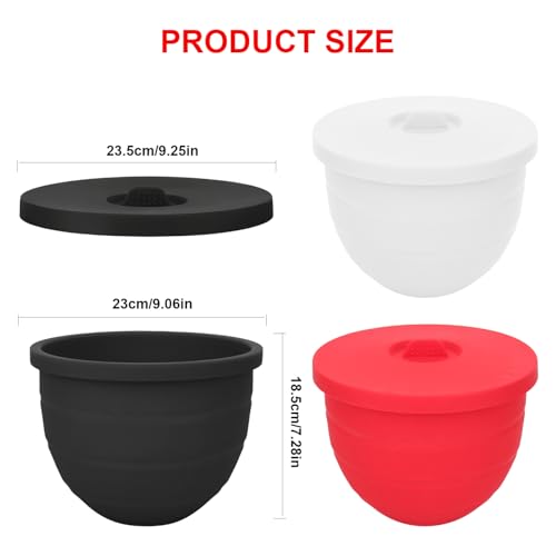 Revestimientos plegables de silicona para bowl 5 qt miniatura 2