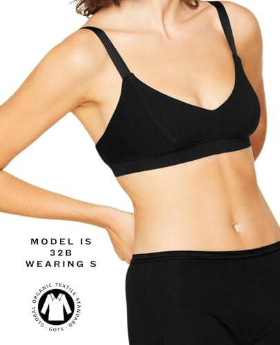 Image of Subset Triangle Soft Bra - Organic Cotton, Wireless, Breathable, Supportive, Regular & Extra Cup Room, Elevated Essentials