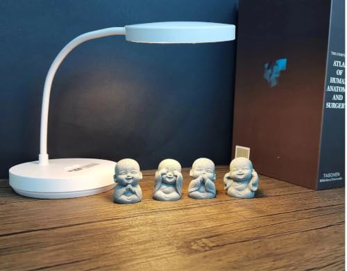 Set 4 en 1 Mini Estatua Buda Zen para Decoración miniatura 5