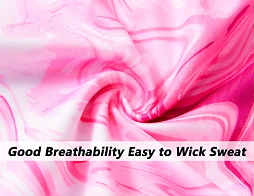 Rainbowsnow Gymnastics Leotards With Matching Shorts For Girls Size 10-12 Years Old Pink Tie Dye Athletic One Piece Sleeveless Gym Leos Set #TOP5