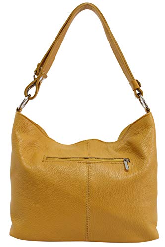 Damen Leder Handtasche Schultertasche Umhängetasche Hobo bag GL005 – Bild 4