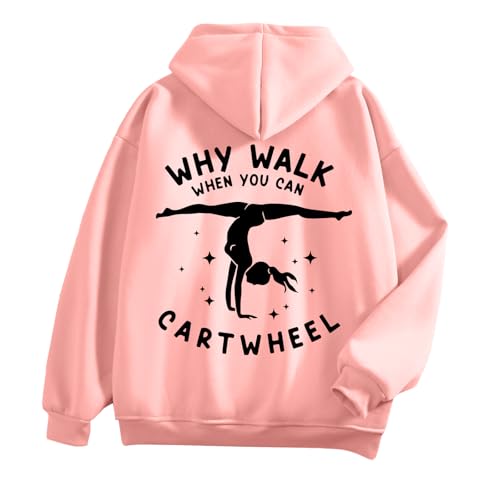Cartwheel Gymnastics Hoodie for Teen Girls