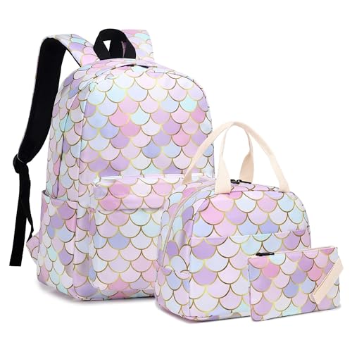 Image of ShopyVid 17-In School Bag for Girls with Lunch bag /school bag for girls 10 years /school bag for girls kids for 5-7 year