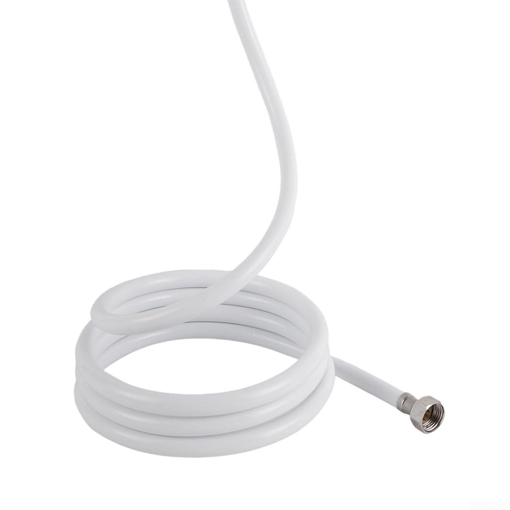 Kit de cabezal de ducha marino, juego de ducha retráctil a presión para yates y barcos, ABS + PVC, manguera de 8 pies o 4 m, blanco (4 m)